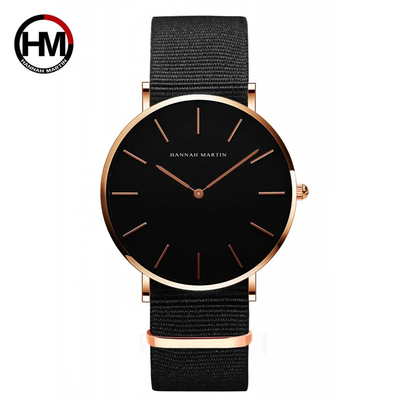 Dropshipping High Quality Rose Gold Dial Watch Men Leather Waterproof Wristwatch Women Dress Fashion Brand Quartz Movement Saat