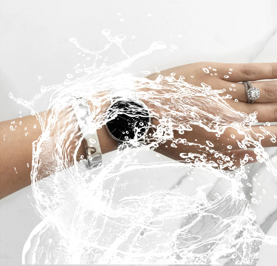 Dropshipping High Quality Rose Gold Dial Watch Men Leather Waterproof Wristwatch Women Dress Fashion Brand Quartz Movement Saat