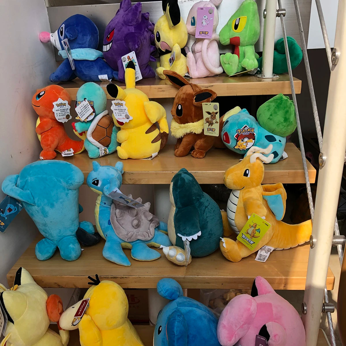 Pokemon Plush Toy High Quality With Tag Anime Cartoon Pikachu Charmander Squirtle Bulbasaur Stuffed Doll Gift For Kids Children