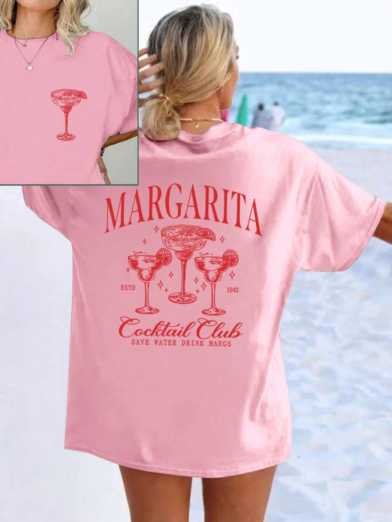 Martini Cocktail Women Funny T-Shirts Retro Alcohol Drink T Shirt Cotton Loose Cocktail Party Graphic Tees Unisex Casual Tops