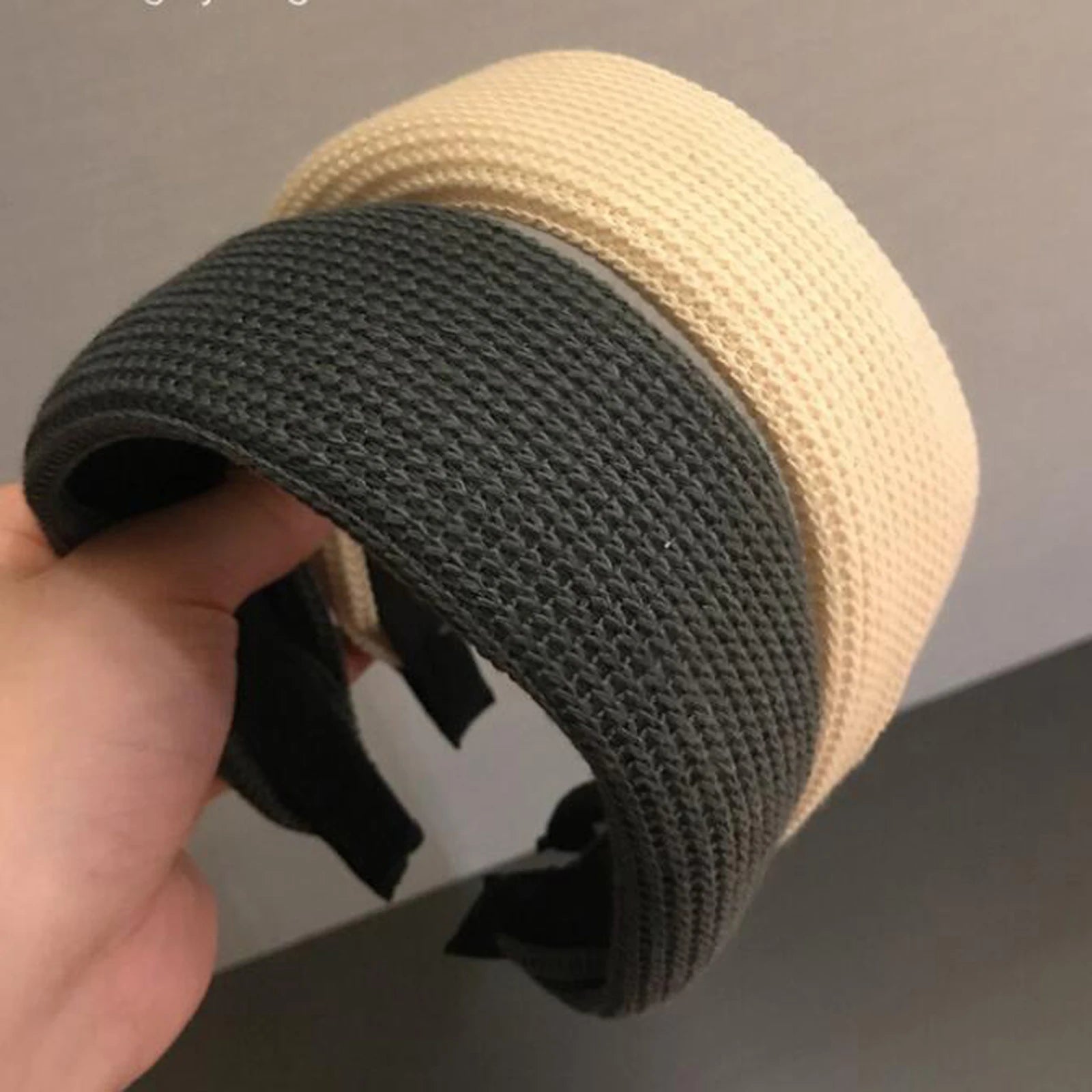 PROLY New Fashion Women's Hair Accessories Solid Color Knitted Hairband Casual Autumn Winter Headwear Headband Wholesale