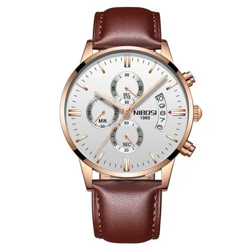 NIBOSI Men Watch Top Brand Fashion Watches Relogio Masculino Military Quartz Wristwatches Hot Sale Clock Male Sport Reloj Hombre