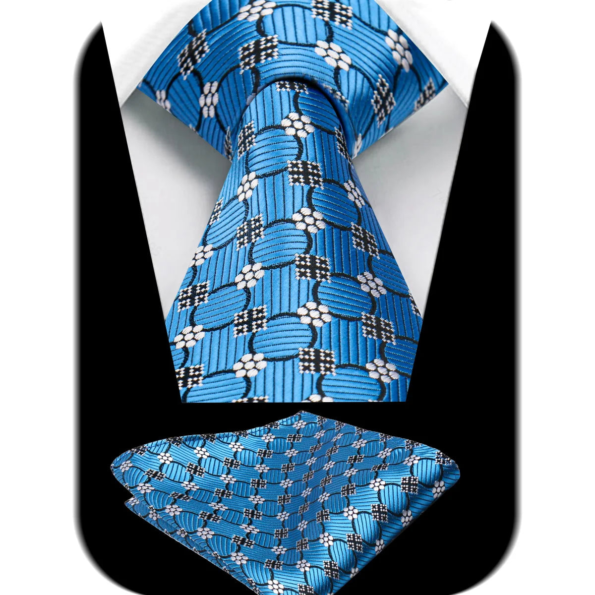 Tie Man Handky Suit Set Fashion Brand Business Neckwear Handkerchief Dotted Striped Design Wedding Accessories Wholesale Gravata