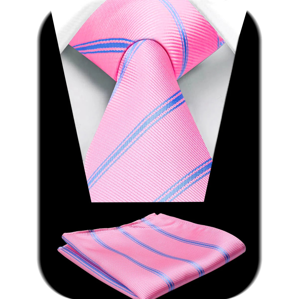 Tie Man Handky Suit Set Fashion Brand Business Neckwear Handkerchief Dotted Striped Design Wedding Accessories Wholesale Gravata