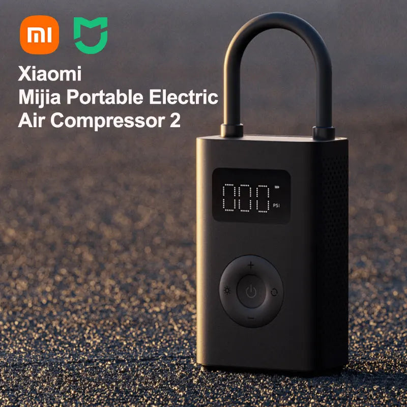 NEW Xiaomi Mijia Portable Air Compressor 2 / 2D /2PRO, Air Pump 2,Smart Digital Tire Pressure Detection Inflator For Car Bicycle