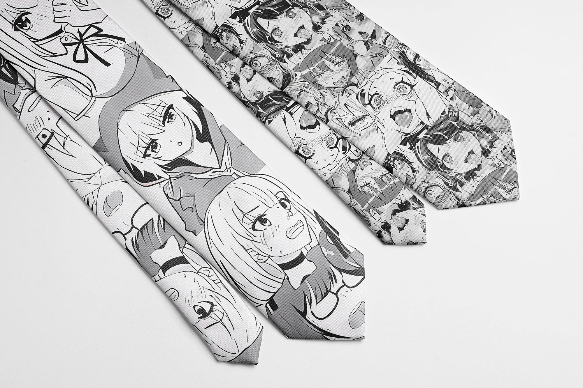 Anime cartoon printing men's tie unisex casual creative tie novelty unique accessories business gifts wedding shirt accessories