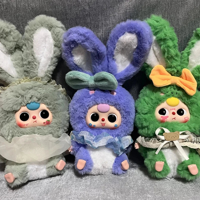 Baby Three Lily Rabbit Town 2nd Generation Blind Box Series Plush Toys Multi Style Design Sleep Companion Doll Mystery Box Gifts