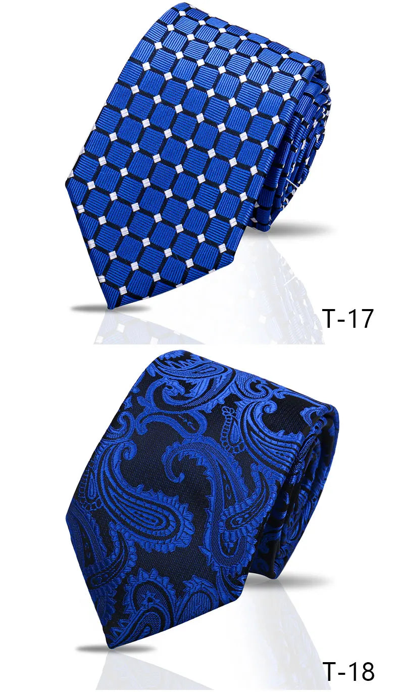 Man Tie Brand New Fashion Paisley Black Necktie Orange Dark Blue Gravata For Men Slim Paisley Floral Fit Wedding Workplace Neck
