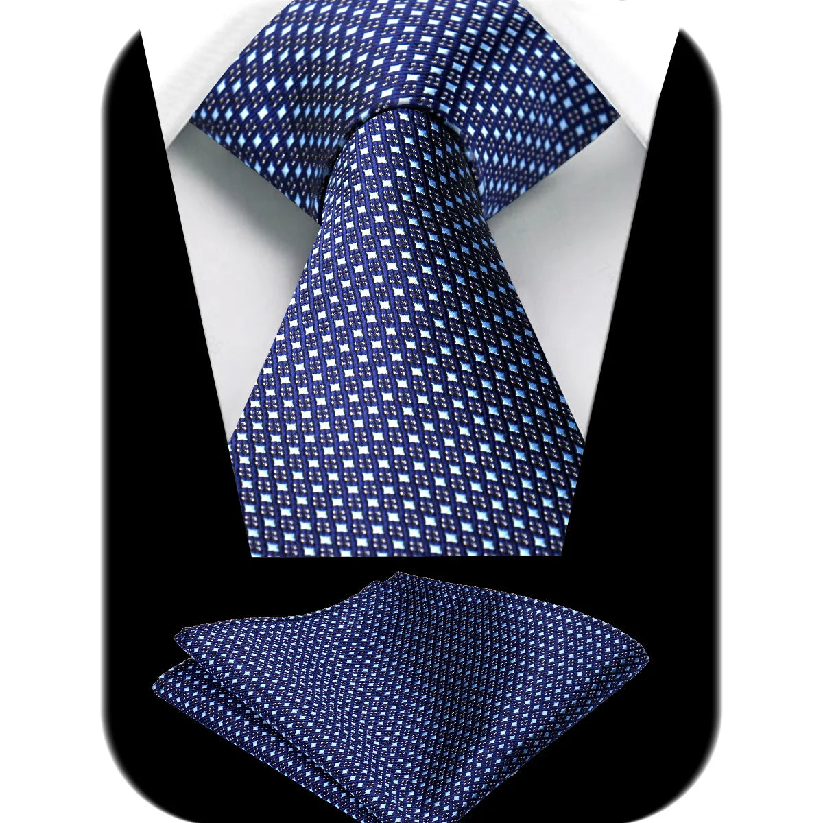 Tie Man Handky Suit Set Fashion Brand Business Neckwear Handkerchief Dotted Striped Design Wedding Accessories Wholesale Gravata