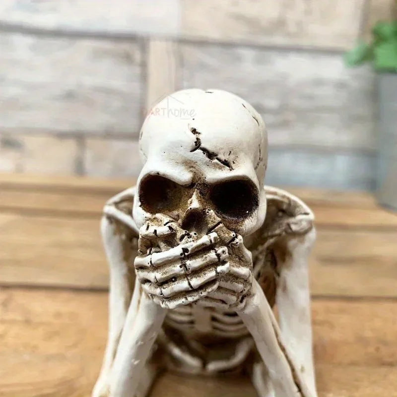 New Human Skeleton Simulation Halloween Decoration Graduation Season Decorations Goth Family Scary Cabin Halloween Decor