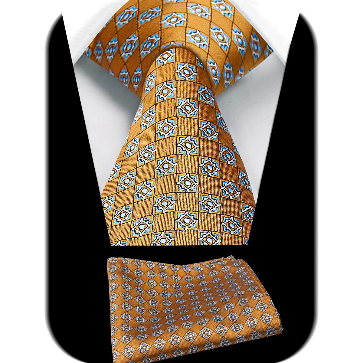 Tie Man Handky Suit Set Fashion Brand Business Neckwear Handkerchief Dotted Striped Design Wedding Accessories Wholesale Gravata