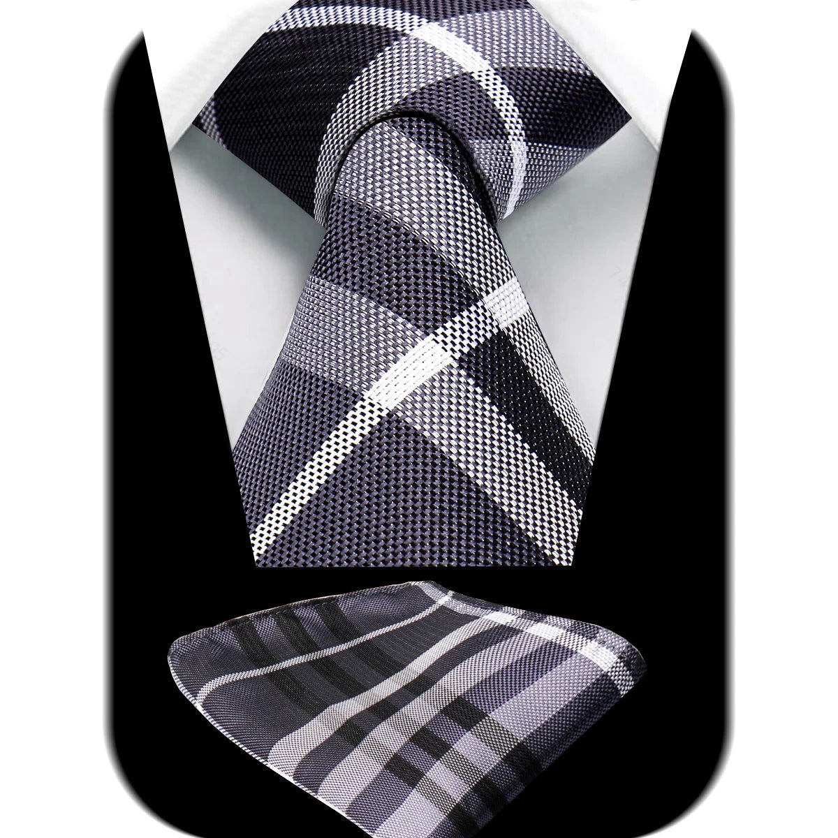 Tie Man Handky Suit Set Fashion Brand Business Neckwear Handkerchief Dotted Striped Design Wedding Accessories Wholesale Gravata