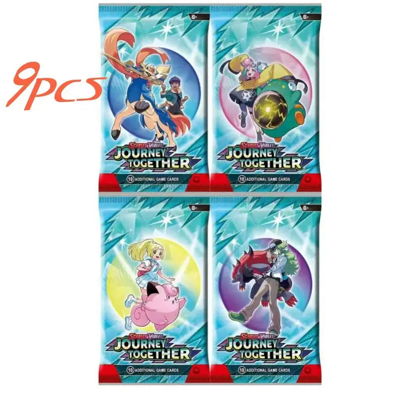 DESTINED RIVALS 360Pcs Pokemon Card Journey Together Stellar Crown 151 Ultra Prism English Booster Battle Transaction Gift