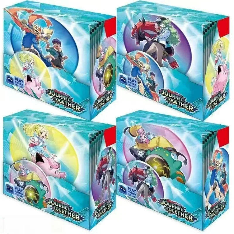 DESTINED RIVALS 360Pcs Pokemon Card Journey Together Stellar Crown 151 Ultra Prism English Booster Battle Transaction Gift