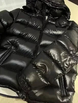 New Winter Men Shiny Puffer Jackets Hooded Casual White Duck Down Coats High Quality Male Outdoor Windproof Warm Jackets