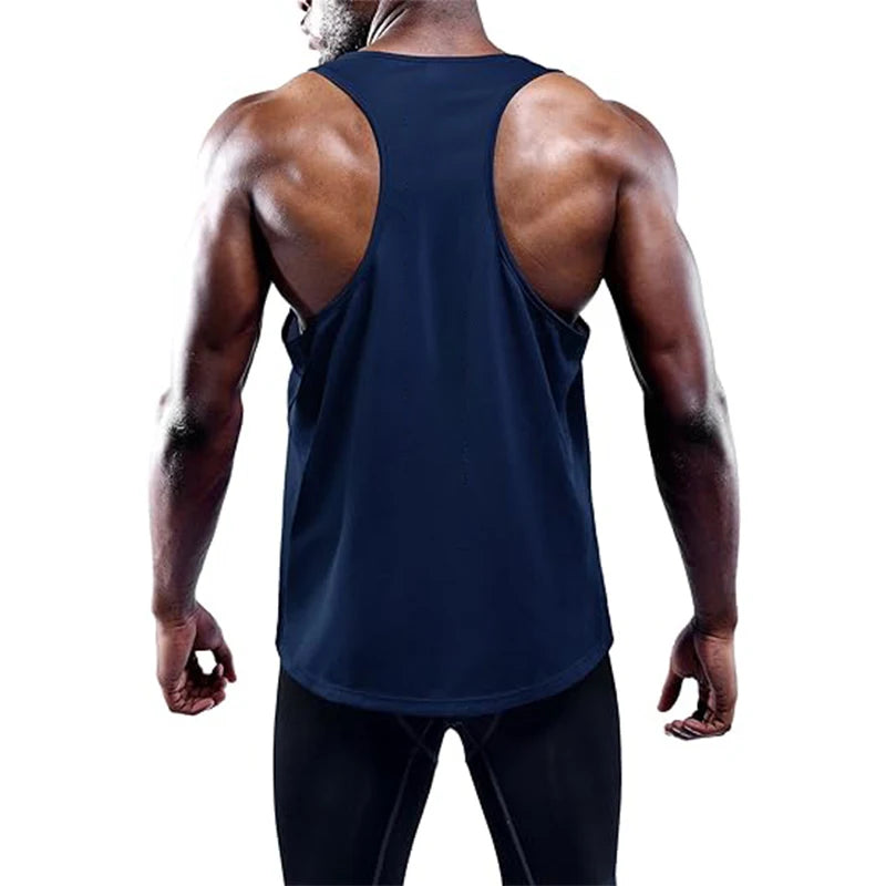 Men Running Vest Summer Gym Fitness Male Sleeveless Shirt Workout Training Singlets Football Tanktop Clothing Sport Tank Top Men