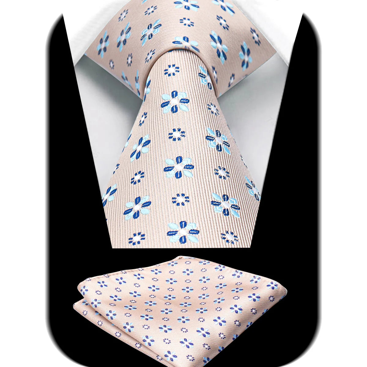 Tie Man Handky Suit Set Fashion Brand Business Neckwear Handkerchief Dotted Striped Design Wedding Accessories Wholesale Gravata