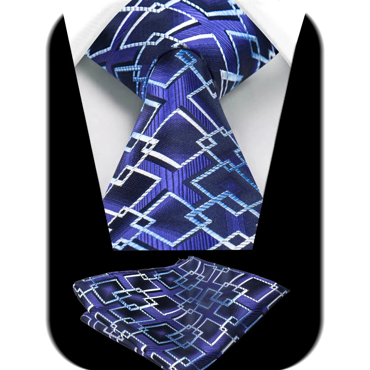 Tie Man Handky Suit Set Fashion Brand Business Neckwear Handkerchief Dotted Striped Design Wedding Accessories Wholesale Gravata