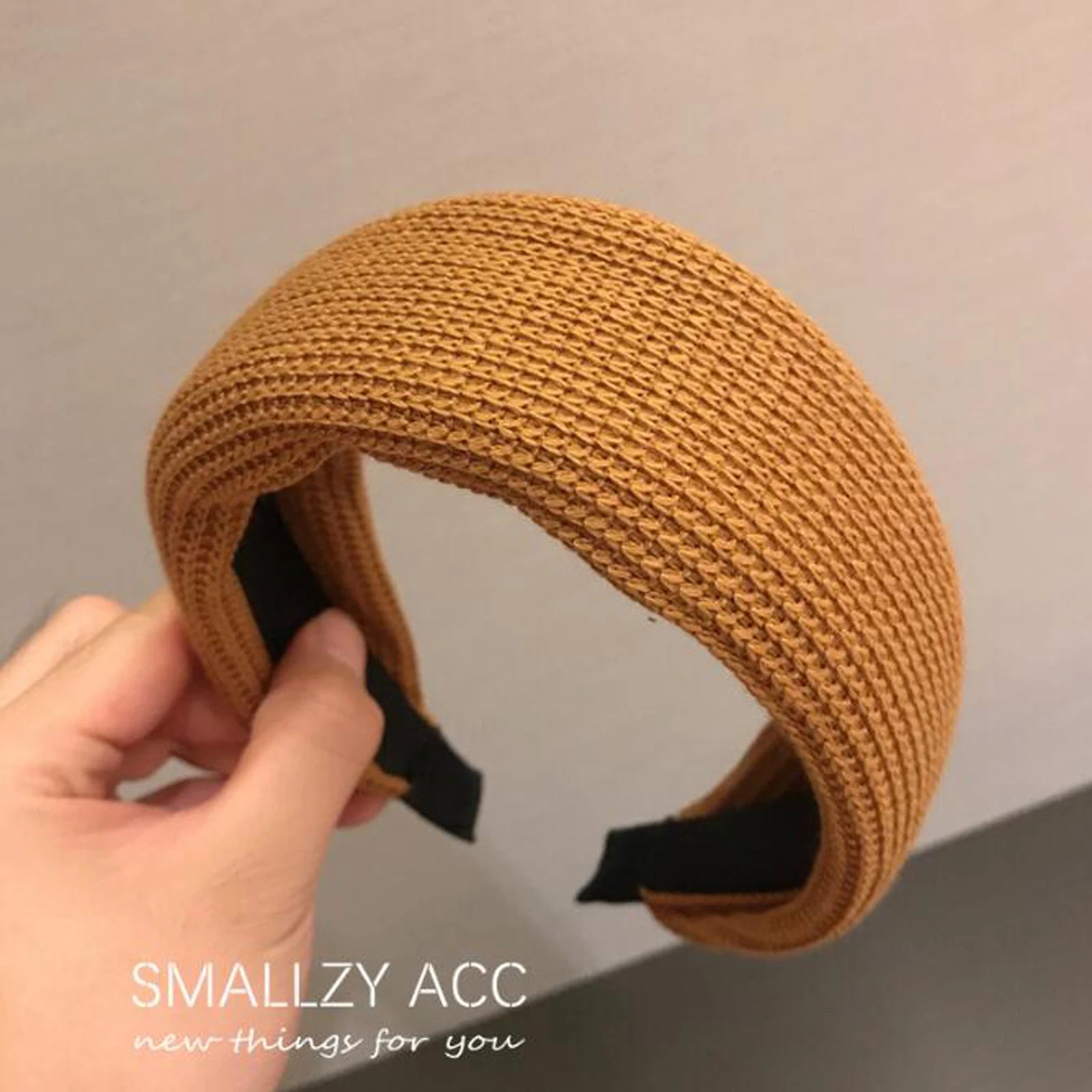 PROLY New Fashion Women's Hair Accessories Solid Color Knitted Hairband Casual Autumn Winter Headwear Headband Wholesale