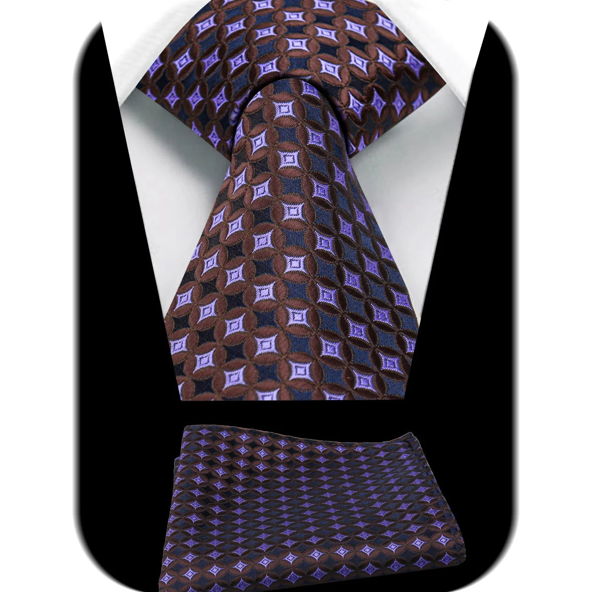 Tie Man Handky Suit Set Fashion Brand Business Neckwear Handkerchief Dotted Striped Design Wedding Accessories Wholesale Gravata