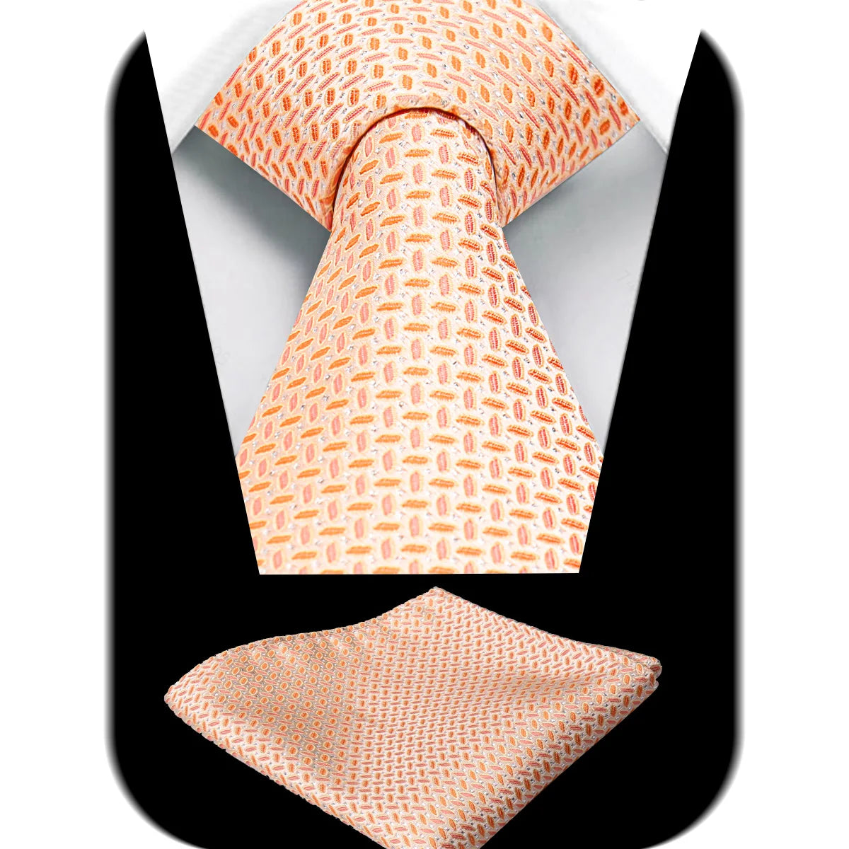 Tie Man Handky Suit Set Fashion Brand Business Neckwear Handkerchief Dotted Striped Design Wedding Accessories Wholesale Gravata
