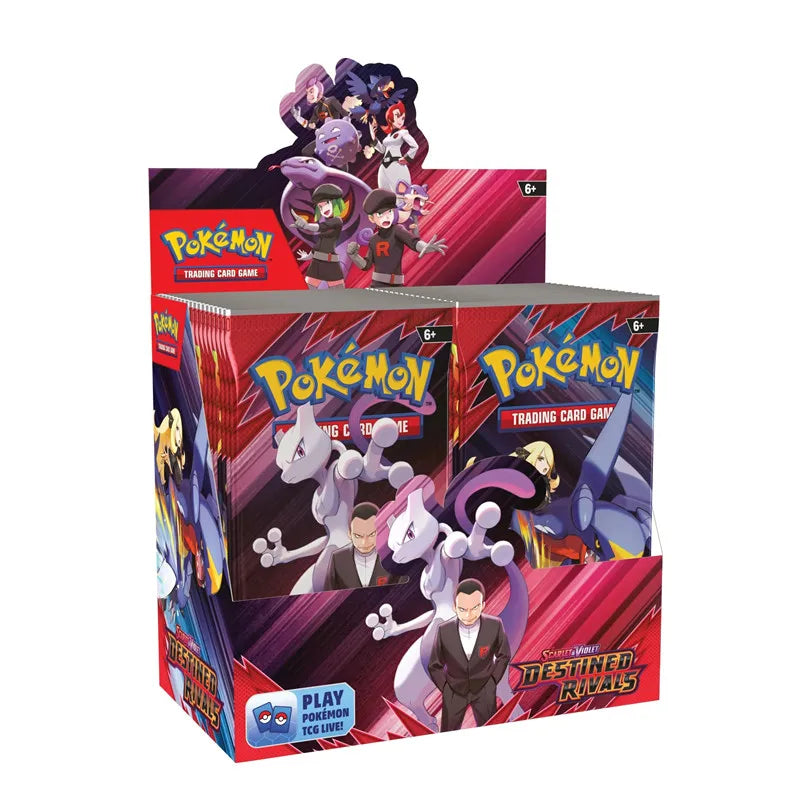 DESTINED RIVALS 360Pcs Pokemon Card Journey Together Stellar Crown 151 Ultra Prism English Booster Battle Transaction Gift