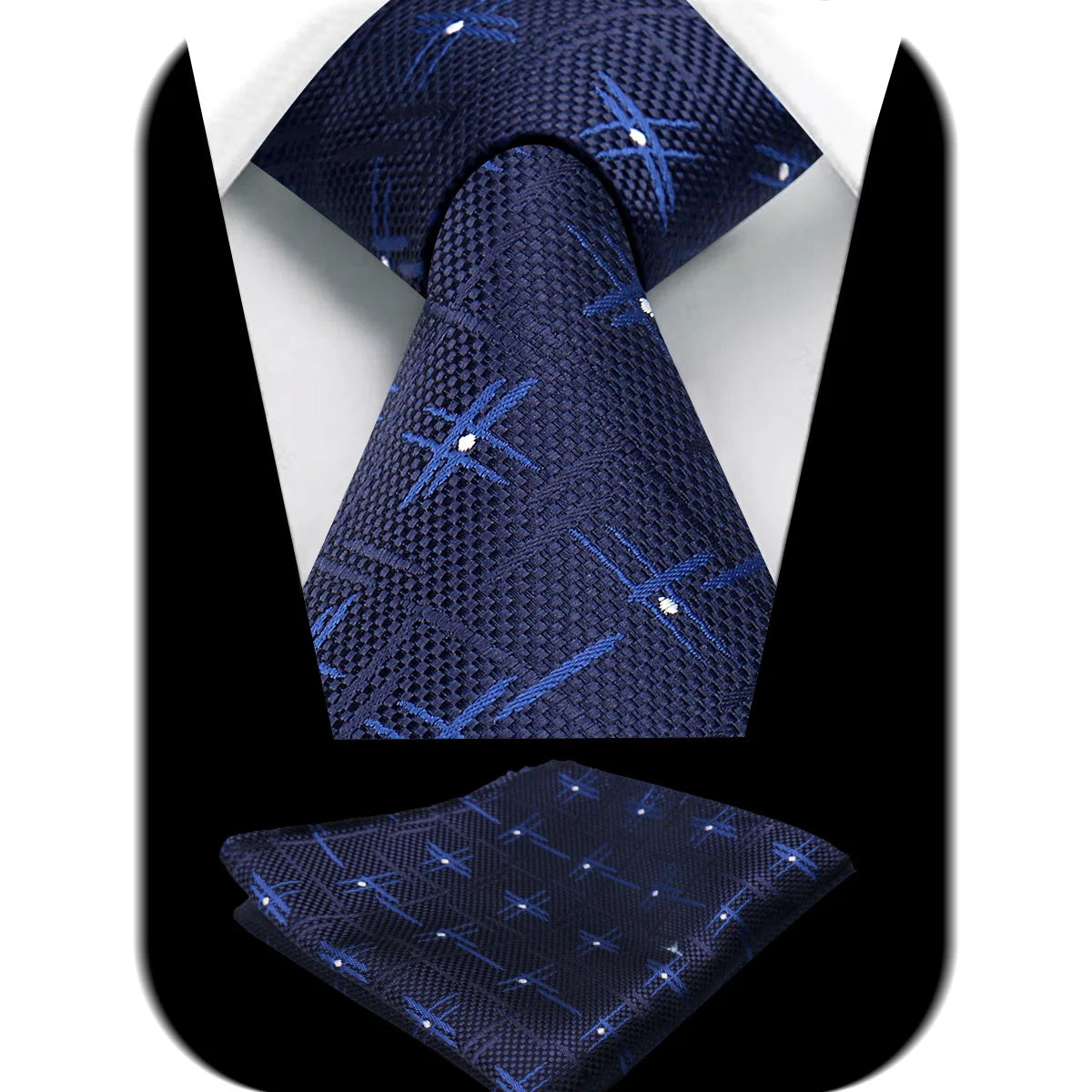 Tie Man Handky Suit Set Fashion Brand Business Neckwear Handkerchief Dotted Striped Design Wedding Accessories Wholesale Gravata