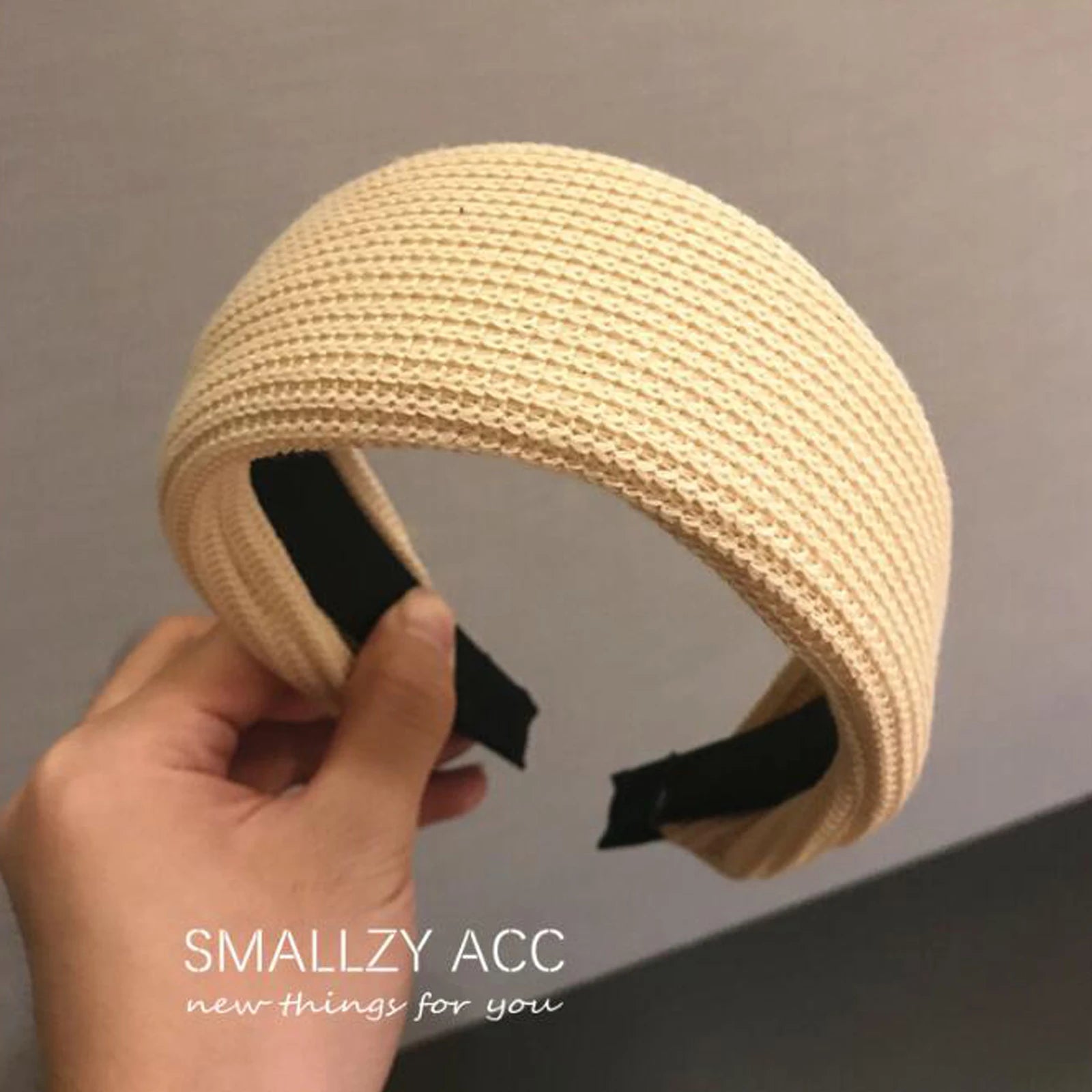 PROLY New Fashion Women's Hair Accessories Solid Color Knitted Hairband Casual Autumn Winter Headwear Headband Wholesale