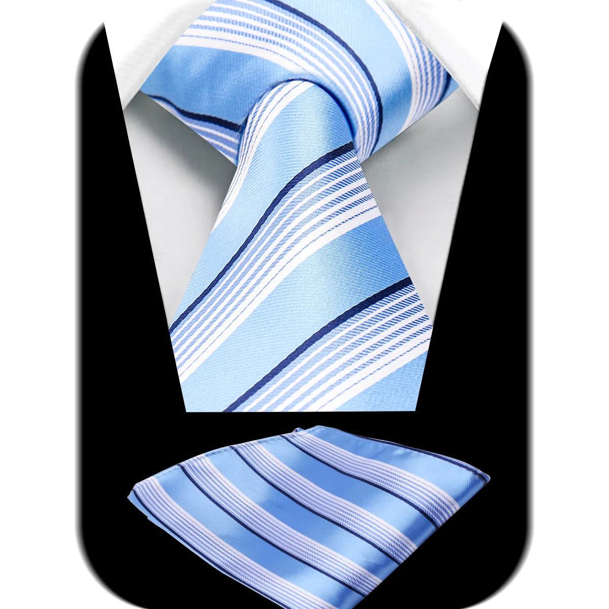 Tie Man Handky Suit Set Fashion Brand Business Neckwear Handkerchief Dotted Striped Design Wedding Accessories Wholesale Gravata