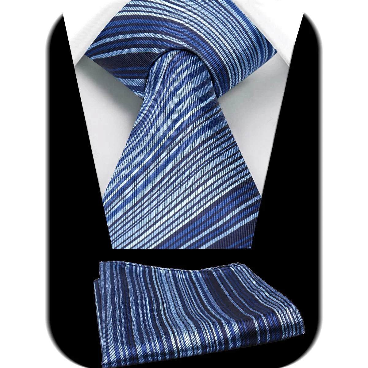 Tie Man Handky Suit Set Fashion Brand Business Neckwear Handkerchief Dotted Striped Design Wedding Accessories Wholesale Gravata