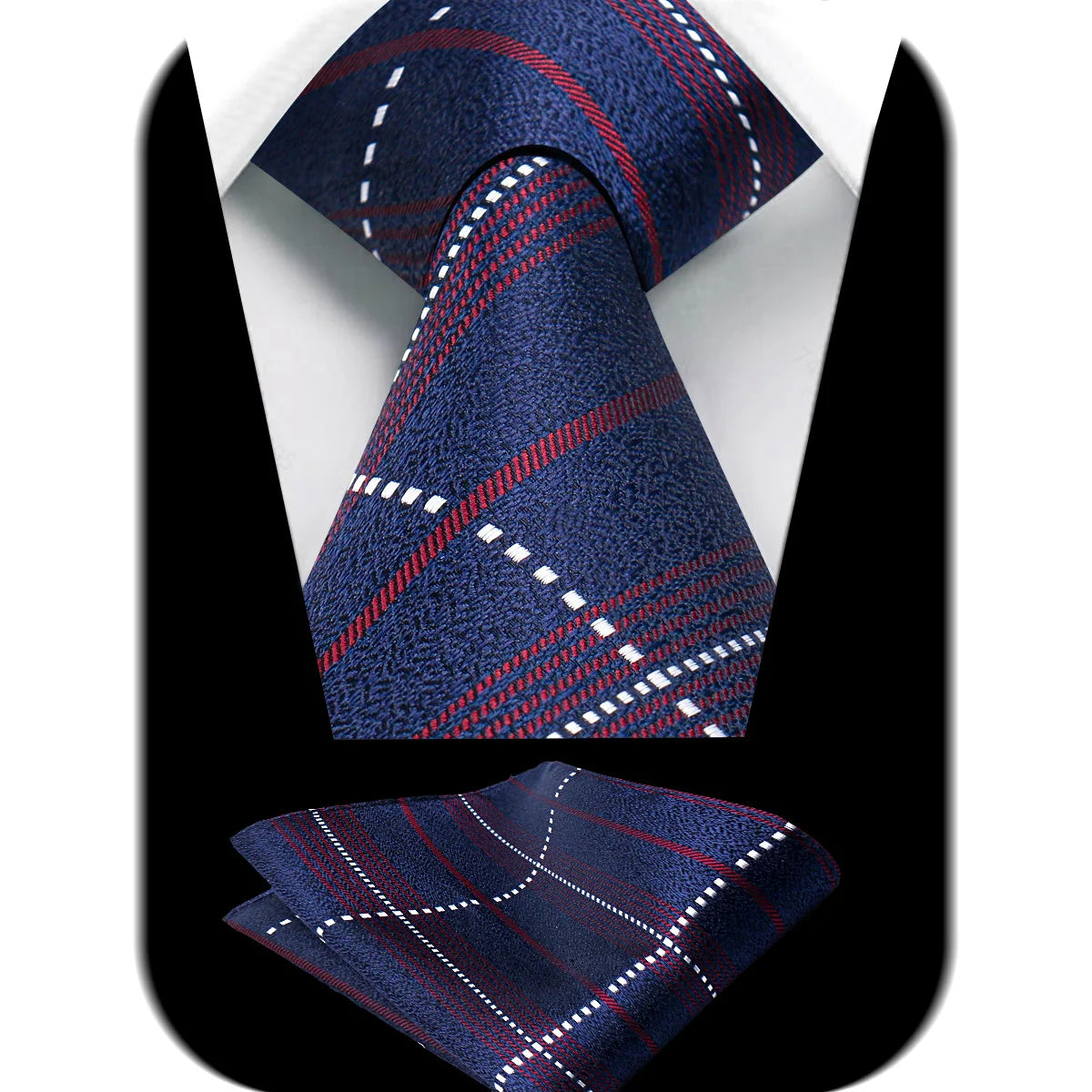 Tie Man Handky Suit Set Fashion Brand Business Neckwear Handkerchief Dotted Striped Design Wedding Accessories Wholesale Gravata