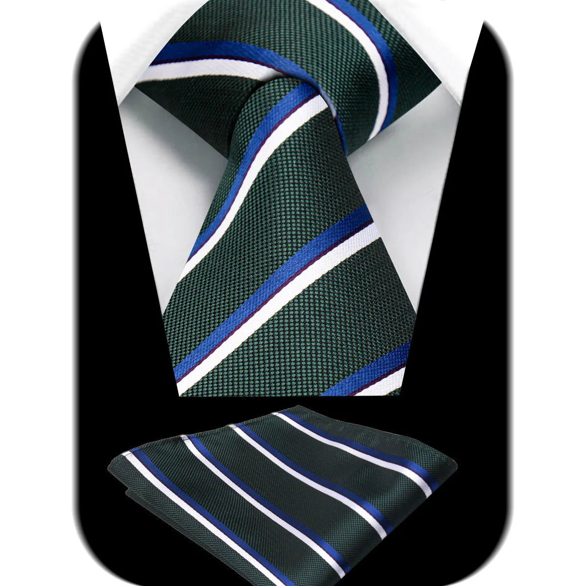 Tie Man Handky Suit Set Fashion Brand Business Neckwear Handkerchief Dotted Striped Design Wedding Accessories Wholesale Gravata