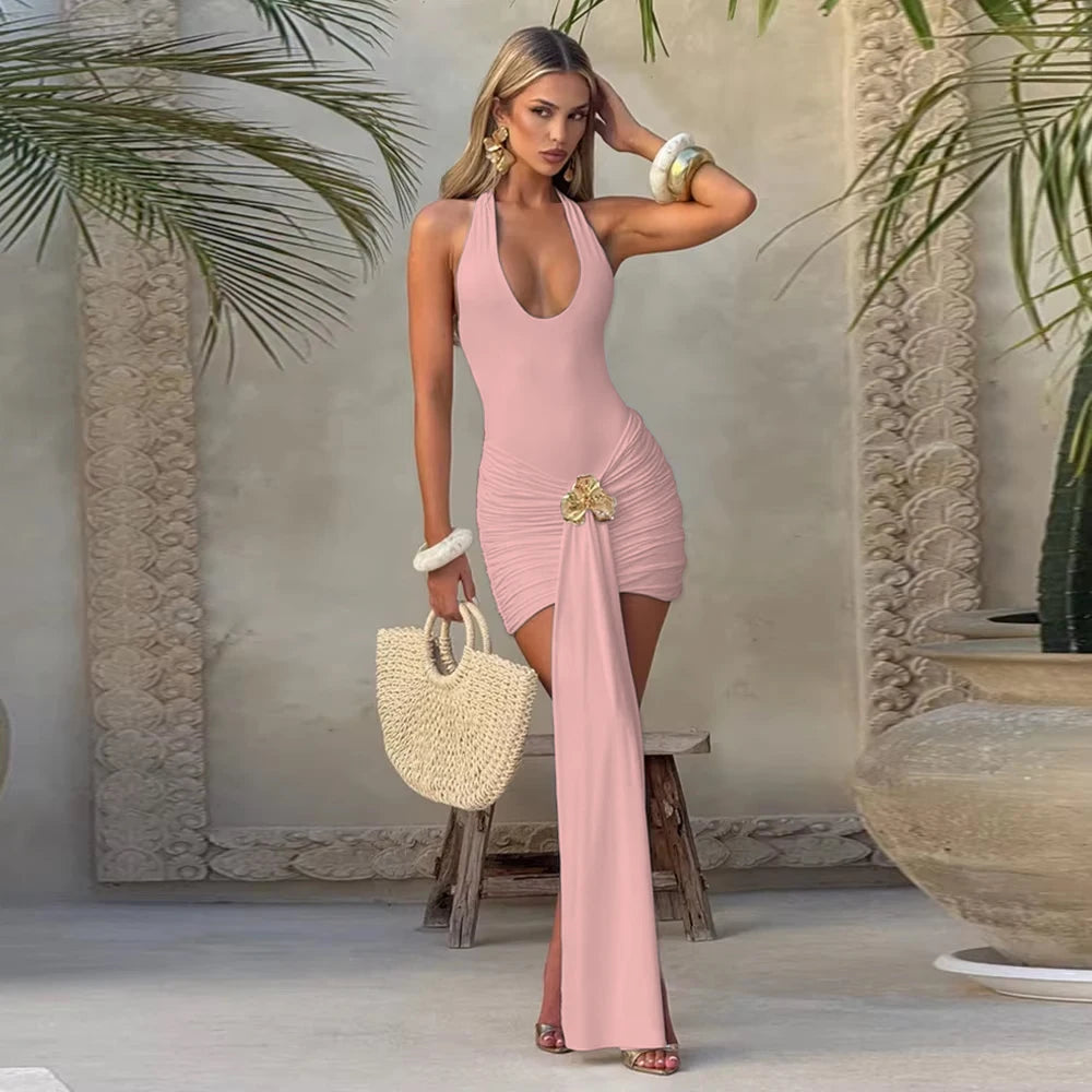 Two Pieces Micro Bikini 2025 Sexy Swimsuit Women Push Up Swimwear Biquini Female Solid Bodysuit Bathing Suits Sarong Mini Skirt