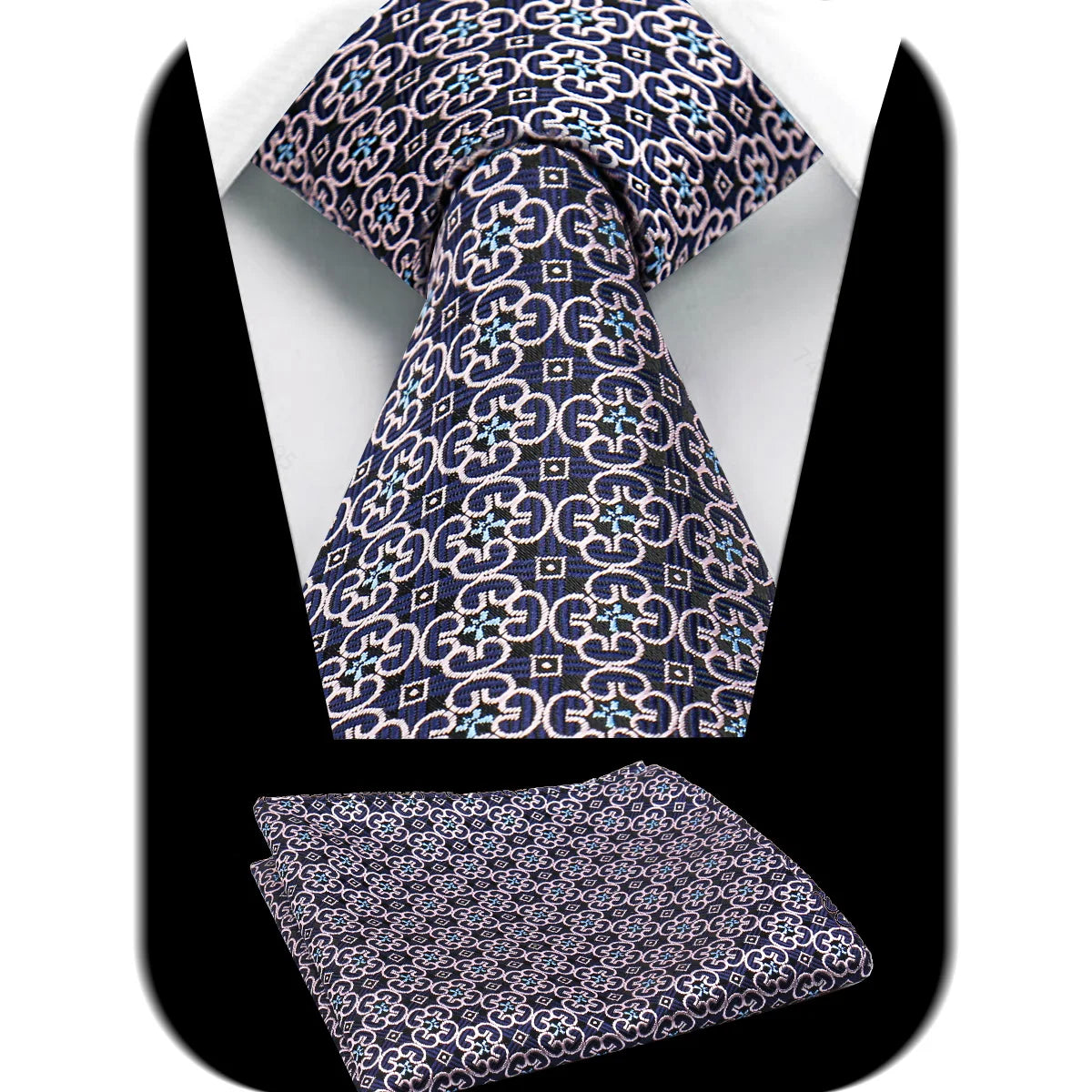 Tie Man Handky Suit Set Fashion Brand Business Neckwear Handkerchief Dotted Striped Design Wedding Accessories Wholesale Gravata