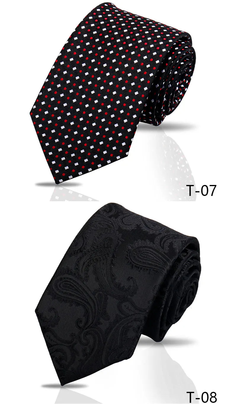 Man Tie Brand New Fashion Paisley Black Necktie Orange Dark Blue Gravata For Men Slim Paisley Floral Fit Wedding Workplace Neck