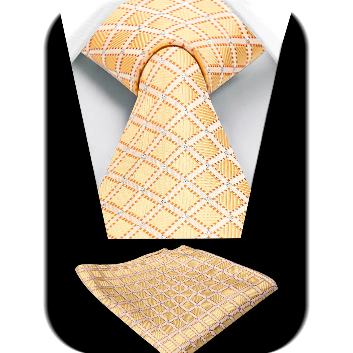 Tie Man Handky Suit Set Fashion Brand Business Neckwear Handkerchief Dotted Striped Design Wedding Accessories Wholesale Gravata