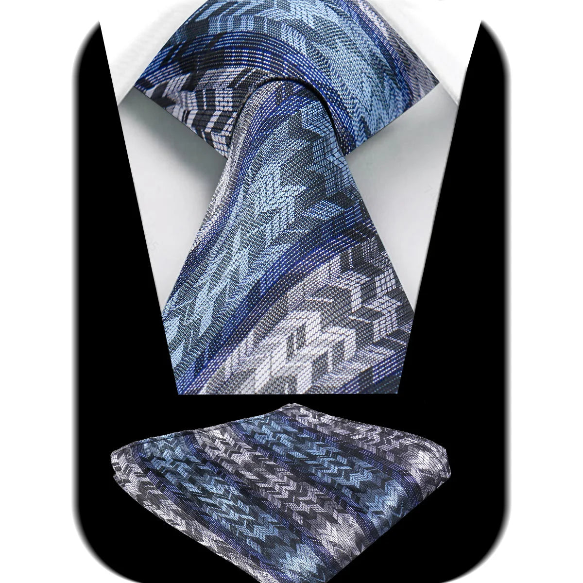 Tie Man Handky Suit Set Fashion Brand Business Neckwear Handkerchief Dotted Striped Design Wedding Accessories Wholesale Gravata