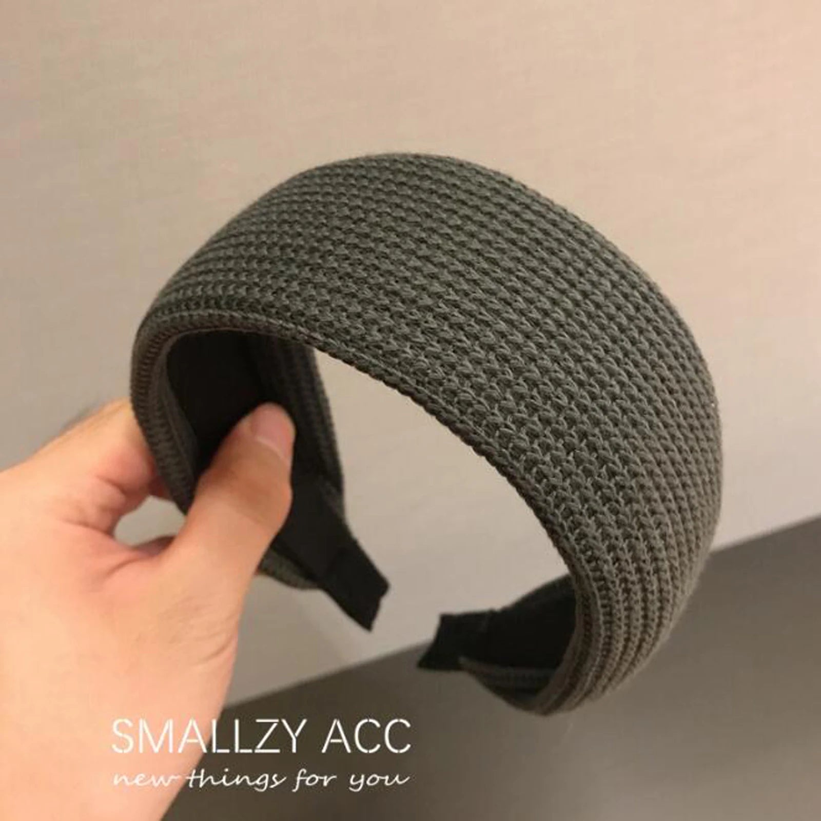 PROLY New Fashion Women's Hair Accessories Solid Color Knitted Hairband Casual Autumn Winter Headwear Headband Wholesale