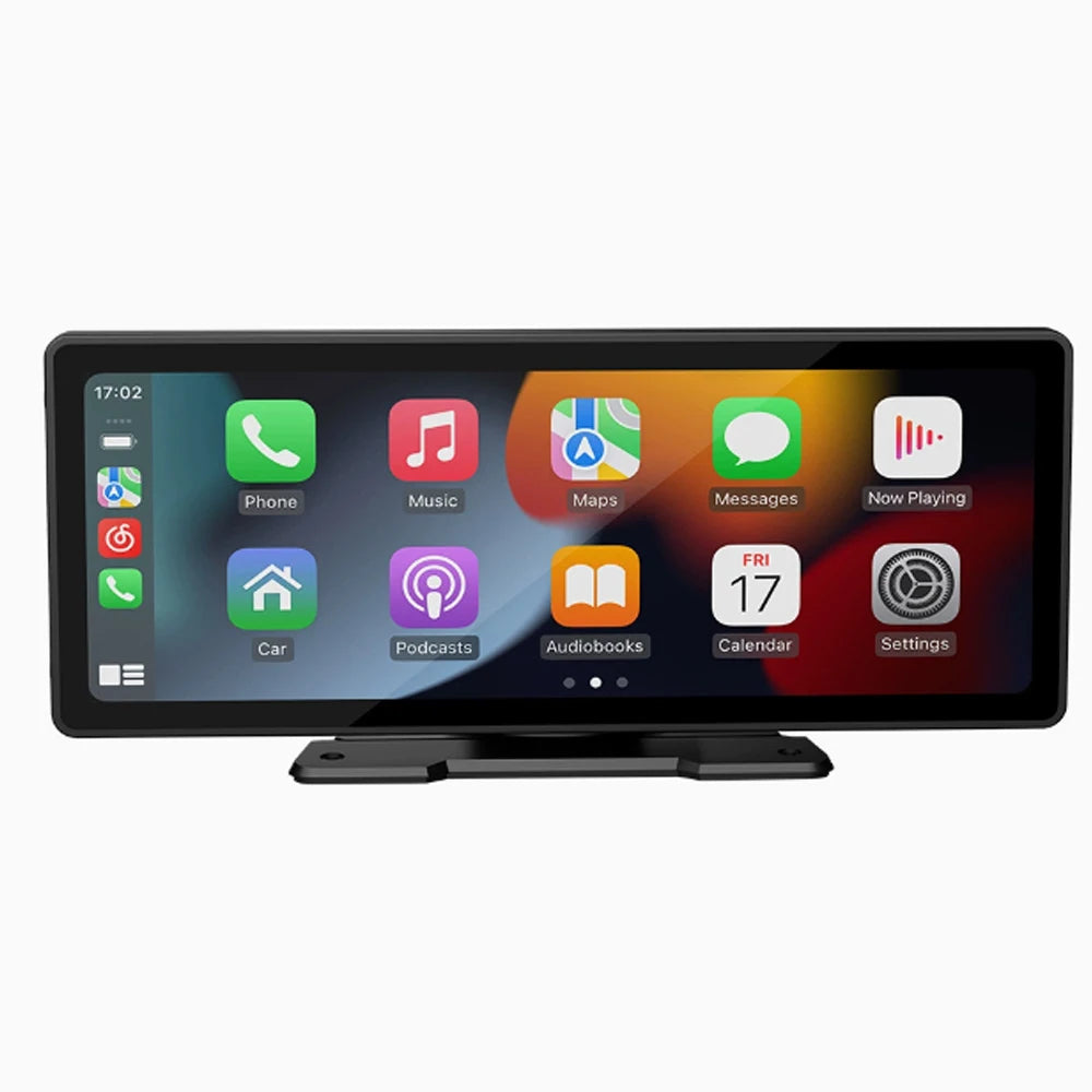 10.26" Car DVR with Wireless Carplay & Android Auto, HD GPS Navigation, 2.4G/5G WiFi, FM, AUX, MP5 Multimedia Video Player