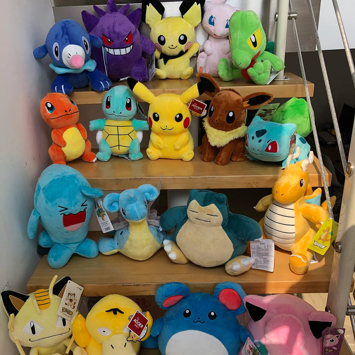 Pokemon Plush Toy High Quality With Tag Anime Cartoon Pikachu Charmander Squirtle Bulbasaur Stuffed Doll Gift For Kids Children