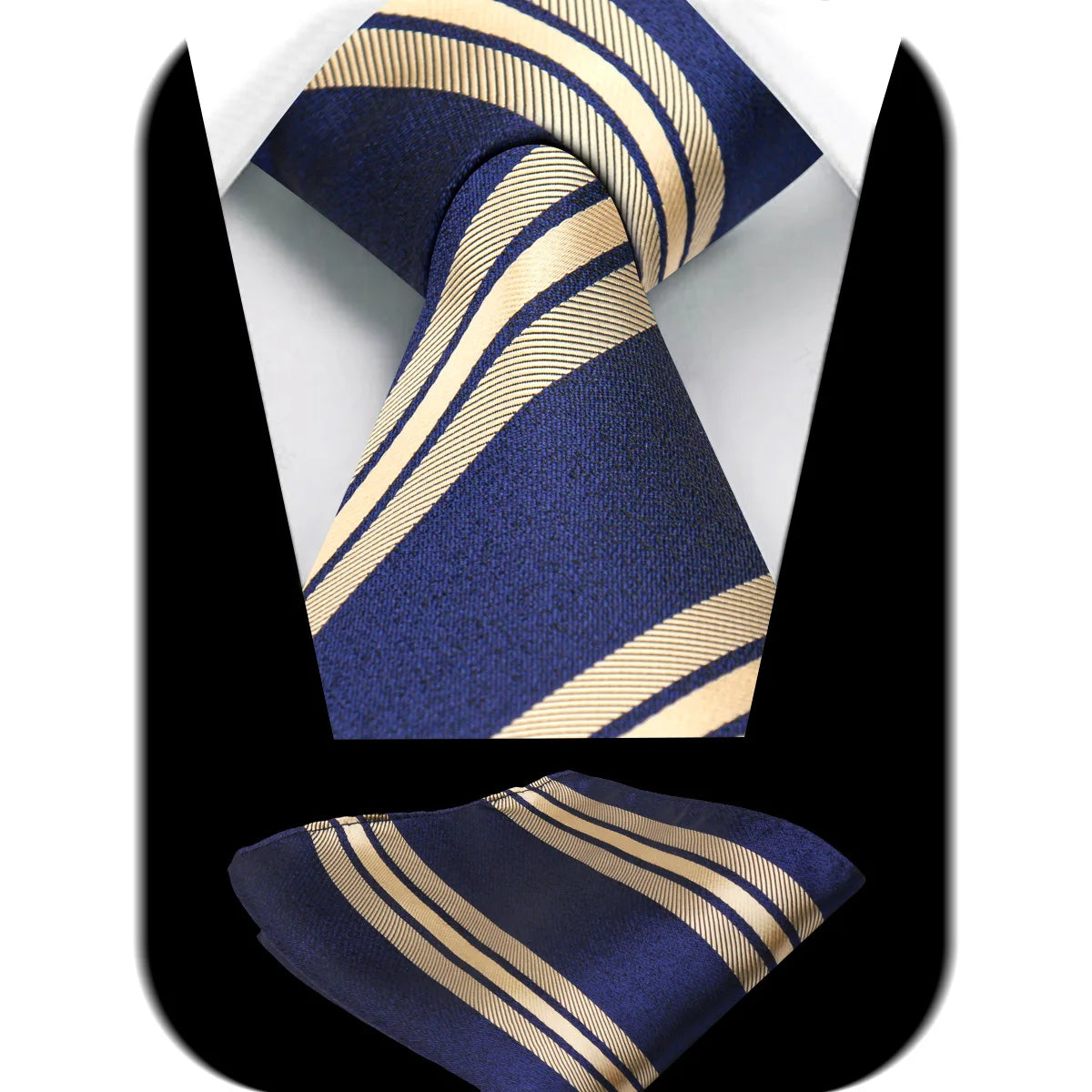 Tie Man Handky Suit Set Fashion Brand Business Neckwear Handkerchief Dotted Striped Design Wedding Accessories Wholesale Gravata