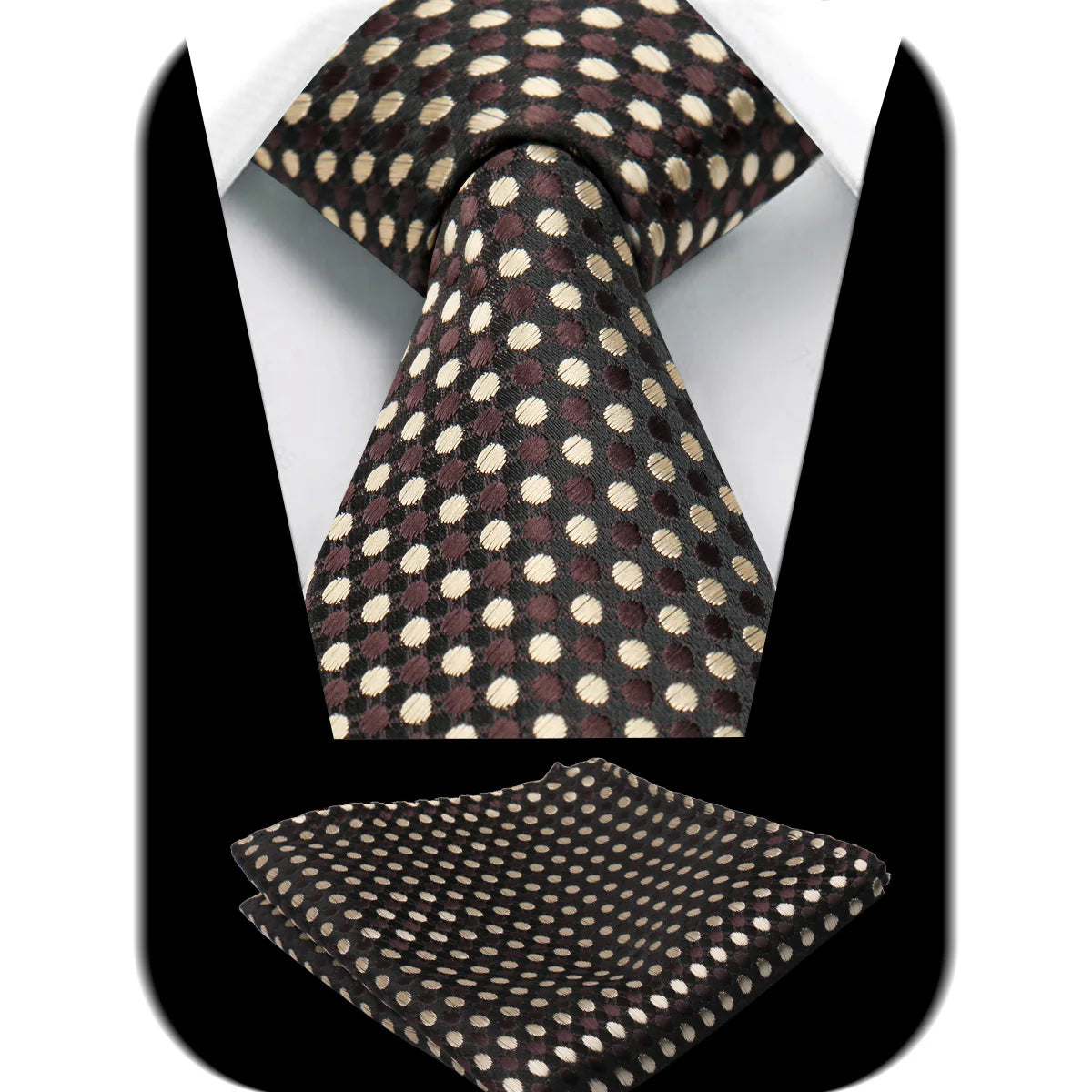 Tie Man Handky Suit Set Fashion Brand Business Neckwear Handkerchief Dotted Striped Design Wedding Accessories Wholesale Gravata