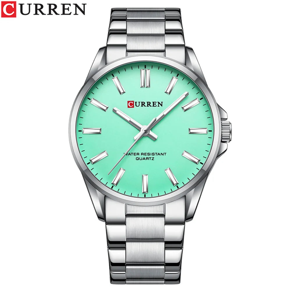 New CURREN Top Brand Luxury Mens Watches Male Clocks Date Sport Military Clock Leather Strap Quartz Business Men Watch Gift 8225