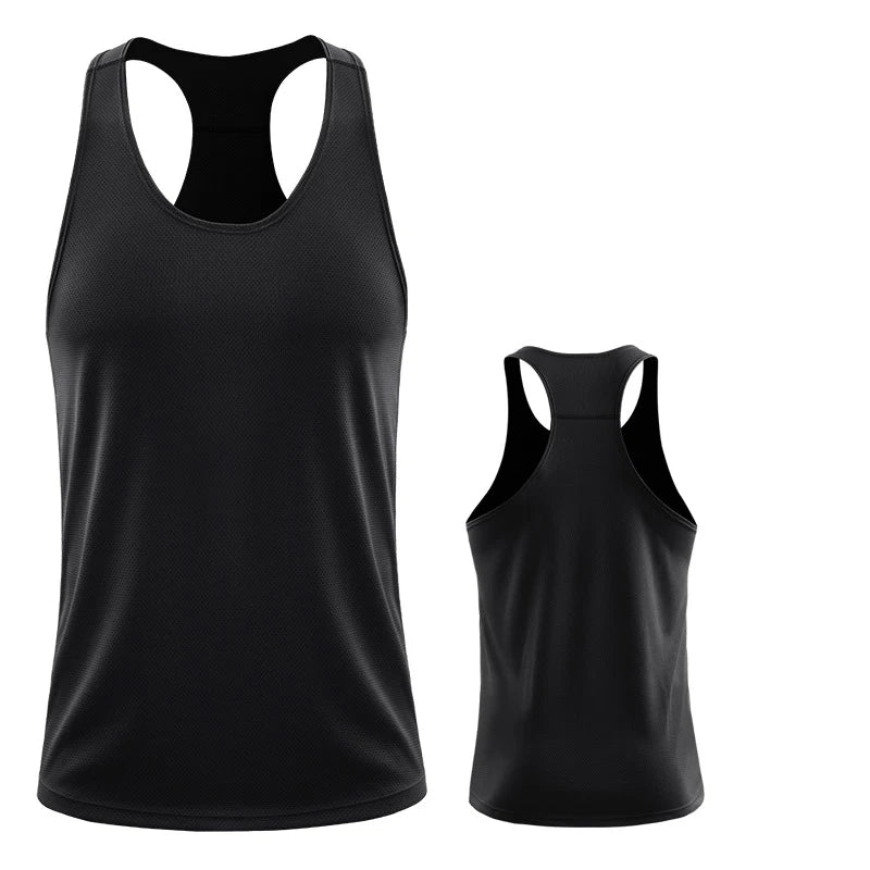 Men Running Vest Summer Gym Fitness Male Sleeveless Shirt Workout Training Singlets Football Tanktop Clothing Sport Tank Top Men